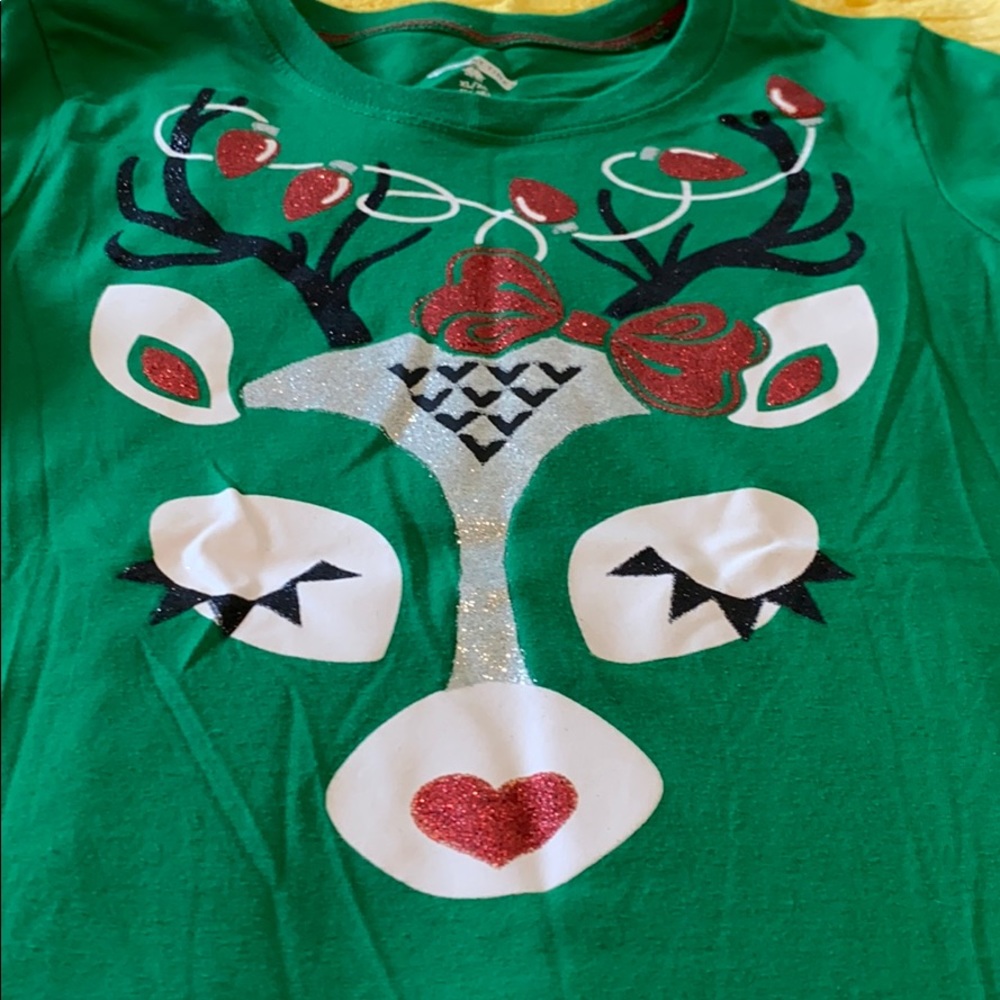 Girls holiday long sleeve shirt